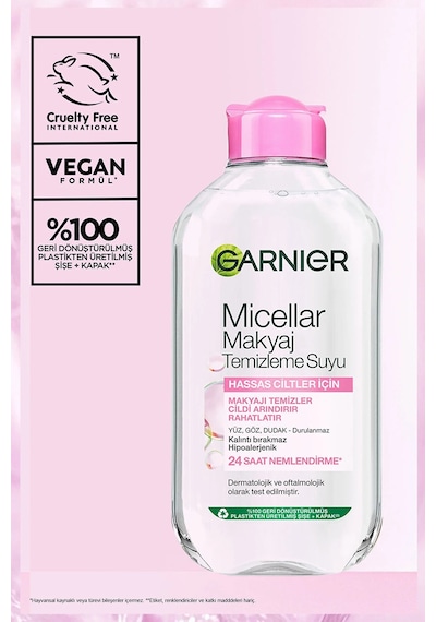 2'li Garnier 400 Ml Kusursuz Makyaj Temizleyici Micellar + Sürpriz Kutu Hediye