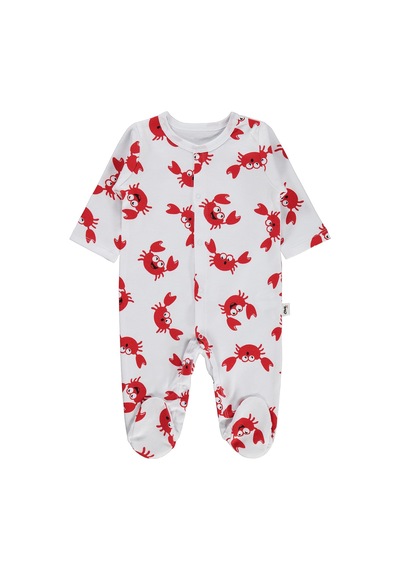 Civil Baby Yengeç Empirme 1-9 Ay Tulum - Beyaz