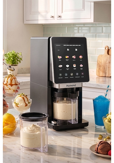 Homend IceArtizan 8-in-1 Dondurma Ve Frozen Makinesi