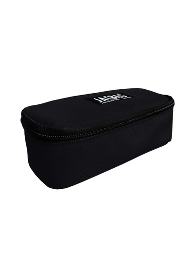 Jacbag Oval Pencil Case-oval Tip Geniş Iç Hacimli Siyah Kalem Kutusu Kalemlik Siyah