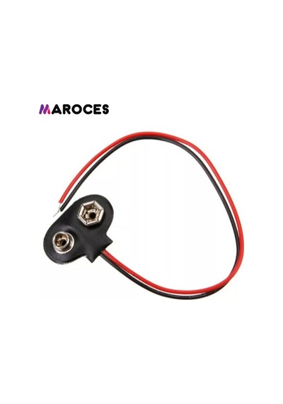 Maroces-9V Pil Başlığı 9V Pil Soketi 9V Pil Yuvası 5 Adet
