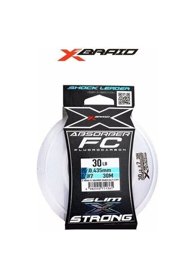 Ygk X021 Absorber Slim&strong 30m Fluorocarbon Misina 0.33 Mm