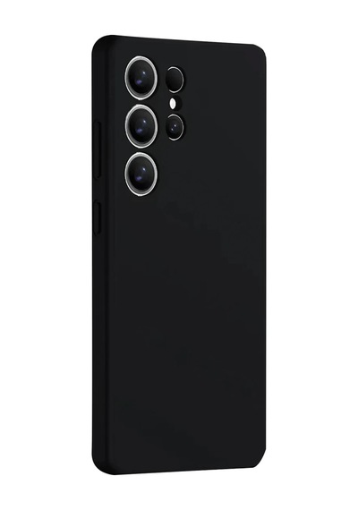 Samsung Galaxy S25 Ultra Uyumlu Kılıf Nano İçi Kadife Silikon - Siyah