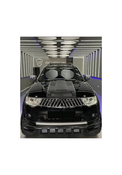 Mitsubishi L200 2007-2014 Kaput Scoop Kaplama Kaput Üstü Hava Girişi Görünümlü Kaplama Siyah