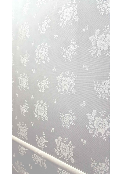 N11 Özel Çiçek Desenli Çift Mekanizmalı Tül Stor Perde (228365408)