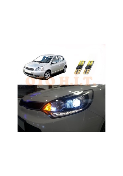 Toyota Yaris 00-05 Uyumlu Park Ampulü Beyaz Led Aydınlatma Ampulü Canbus'li