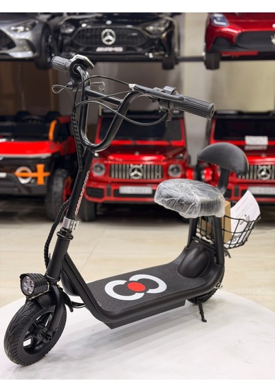 Mini Harley Oturaklı Scooter Siyah