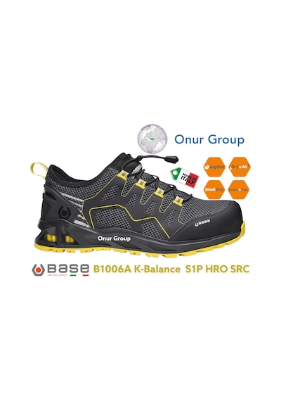 Base B1006A K-Balance S1p Hro Src İş Ayakkabısı Siyah