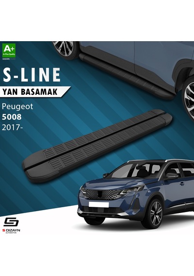 S-Dizayn Peugeot 5008 2 S-Line Siyah Yan Basamak 203 Cm 2017 Üzer