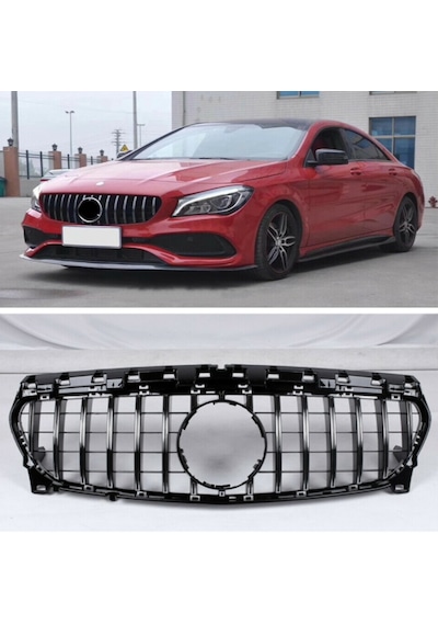 Mercedes W117 Cla Gtr Ön Panjur Izgara Seti Amg 2012+