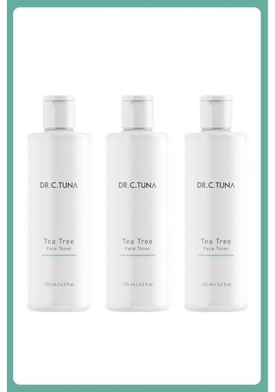 Dr.c.tuna Çay Ağacı Yağı Yüz Temizleme Toniği 125 Ml - 3 Adet