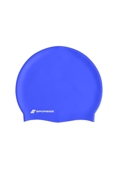 Silicone Swimming Cap - Deniz Ve Havuz Silikon Yüzücü Bonesi Saks