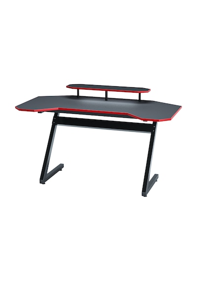 Profesyonel Rgb Ledli Oyuncu Masası 140 75 70 Cm Bilgisayar Masası Gamer Çalışma Masası Antrasit
