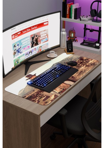 İyi Kötü Çirkin V3 90x40 Xxl Gaming Kauçuk Kaymaz Taban Mouse Pad Fare Altlığı