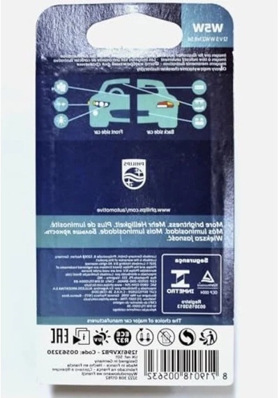 12v T10 W5w 2'li Ampul Seti - Yüksek Parlaklık