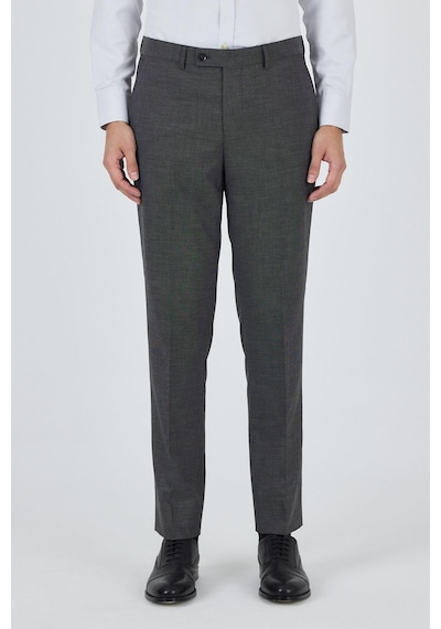 İmza Siyah Esnek Yandan Cepli Comfort Fit Classic Pantolon 1003250151 Siyah