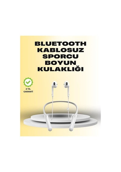 Yüksek Kapasiteli Pil Destekli Boyun Askılı Kulaklık 100 Saat Dayanıklı 1