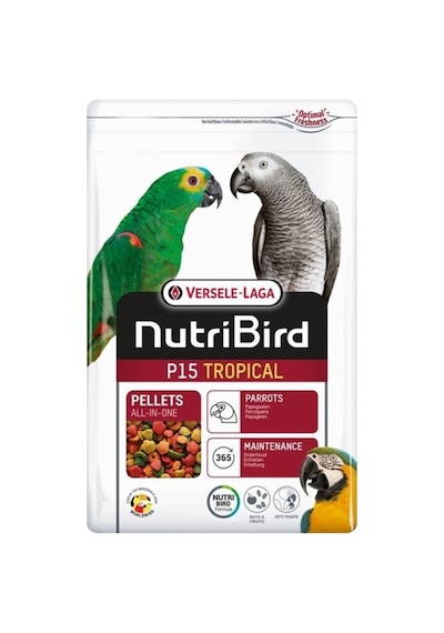 Versele Laga Nutribird P15 Tropıcal Papağan Pelet Yem 1 Kg