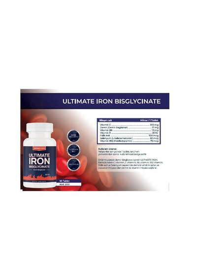 Green Farma Ultimate Iron 60 Kapsül