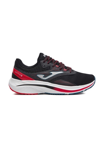 Joma Actıve 2401 Erkek Spor Ayakkabı Siyah Kırmızı 001