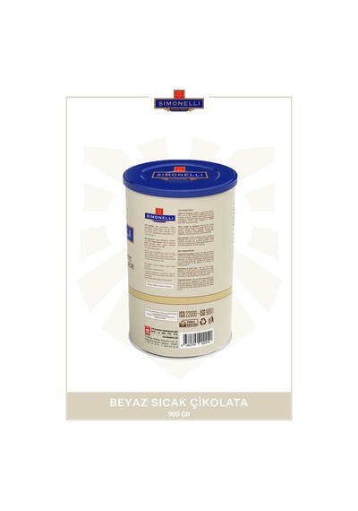 Simonelli Beyaz Çikolata Aromalı Sıcak Çikolota İçecek Tozu 900 G