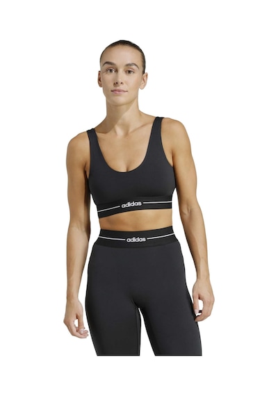 Black Adidas Kadın Koşu Ve Yürüyüş Bra Q1 Hyg Ls Bra Kc7666 siyah