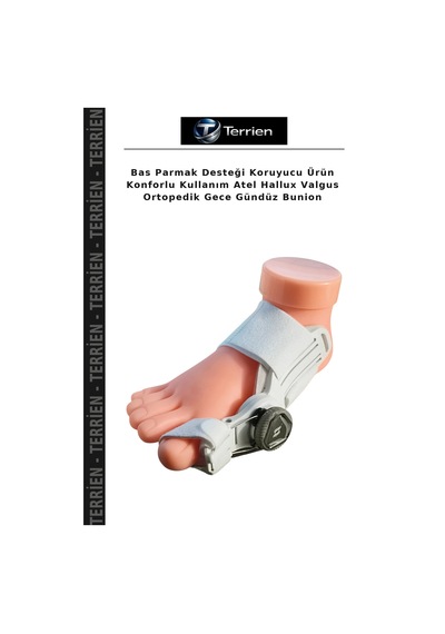 Bas Parmak Desteği Koruyucu Ürün Konforlu Kullanım Atel Hallux Valgus Ortopedik Gece Gündüz Bunion