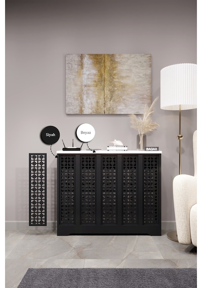 Dekoratif Petek Dolabı Kalorifer Peteği Kapatma Ünitesi Modern Tasarım İç Ölçü 96 Cm Dış Ölçü 100 Cm Petek 96 Siyah Üstü Beyaz D8 Dekoratif Petek Dolabı Kalorifer Peteği Kapatma Ünitesi Modern Tasarım İç Ölçü 96 Cm Dış Ölçü 100 Cm Petek 96 Siyah Üstü Beyaz D8