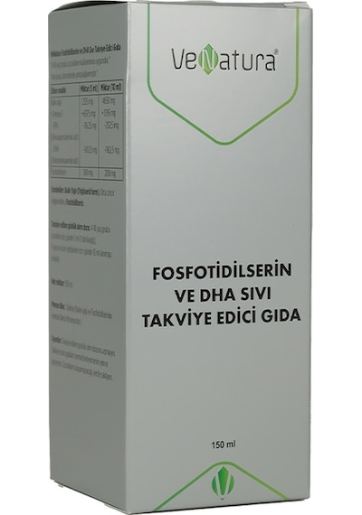 Venatura Fosfotidilserin Ve Dha Sıvı Takviye Edici Gıda 150 ML