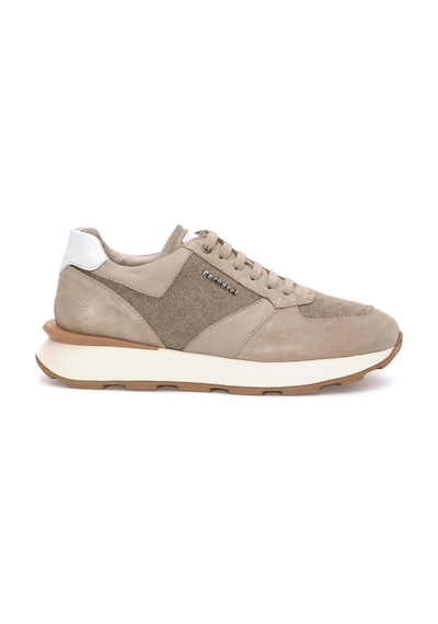 Cacharel Bej %100 Deri Sneaker Ayakkabı