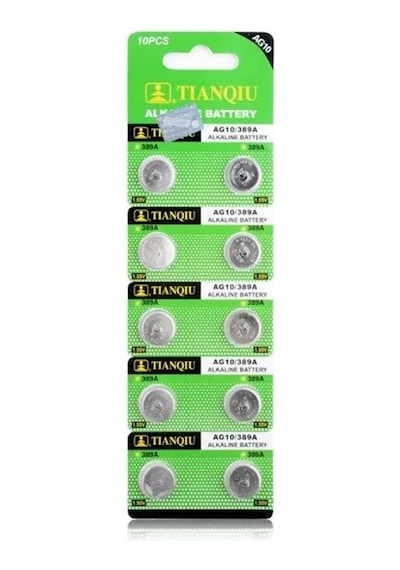Jenerik Tıanqıu Ag10 Lr1130/389 Alkalin 10'lu Düğme Pil