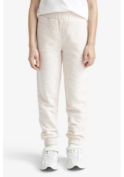 Defacto Kız Çocuk Standart Fit Basic Düz Beli Lastikli Jogger Eşofman Altı Y1226a625aubg667 Bej