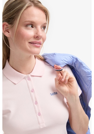 U.S. Polo Assn. U.s. Polo Assn. Kadın Açık Pembe Tişört Basic 50323461-vr078 Acık Pembe