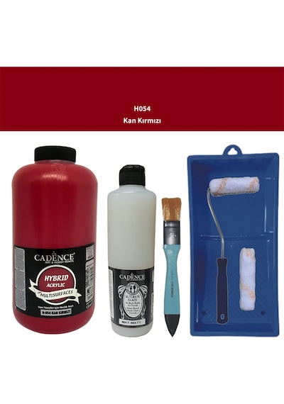 Mobilya Boyası-cadence Multisurface H-054 Kan Kırmızı 2000ml Ultimate Vernik Mat 500ml Satenruloset Kan Kırmızı Mobilya Boyası-cadence Multisurface H-054 Kan Kırmızı 2000ml Ultimate Vernik Mat 500ml Satenruloset Kan Kırmızı
