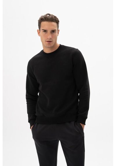 AR-MA Arma Erkek Regular Fit Bisiklet Yaka Sweatshirt K24124909601 Siyah