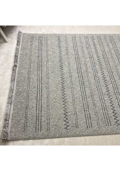 Sanat Halı Lora Plus 3921 Gri İskandinav Halı