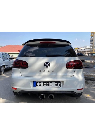 VW Golf 6 Difüzör - Plastik - Parlak Siyah