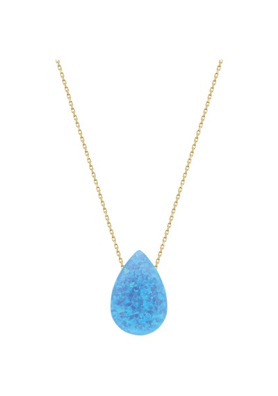 Glorria Altın Opal Damla Kolye N11.29113