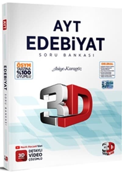 2023 AYT Edebiyat Soru Bankası -  3D Yayınları