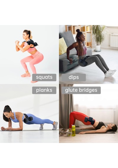 Kalça İtme Kemeri - Akciğerler, Glute Köprüler, Dips Ve Ganimet Egzersizleri İçin Her Ağırlığı Kullanın - Ka