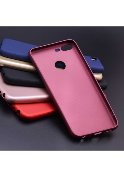 Asus Zenfone Max Plus M1 Zb570tl Kılıf Zore Premier Silikon Kapak Kırmızı