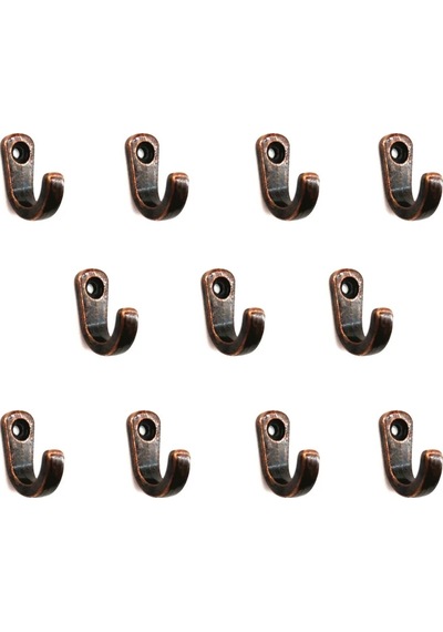 Zenvia Tekli Bijuteri, Dekor Askısı - Eskitme, 100 Adet, 10x18x22 Mm Znv2026 Çok Renkli