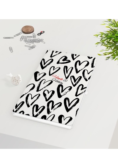 Kişiye Özel Sevgililer Günü Beyaz Defter-67