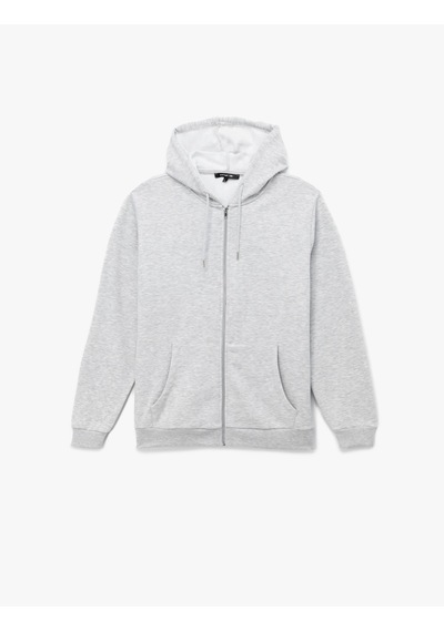 Koton Uzun Kollu Fermuarlı Cep Detaylı Kapüşonlu Oversize Spor Sweatshirt Gri Melanj 6wam70023nk Gri Melanj Koton Uzun Kollu Fermuarlı Cep Detaylı Kapüşonlu Oversize Spor Sweatshirt Gri Melanj 6wam70023nk Gri Melanj
