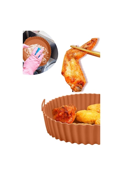 Renkli Isıya Dayanıklı Yıkanılabilir Silikon Fırın Ve Airfryer Yuvarlak Pişirme Matı 20 Cm Çr Renkli Isıya Dayanıklı Yıkanılabilir Silikon Fırın Ve Airfryer Yuvarlak Pişirme Matı 20 Cm Çr