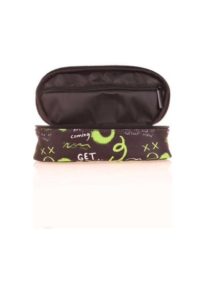 Kaukko Nature Özel Bölmeli Kalem Çantası Fake Face K2638