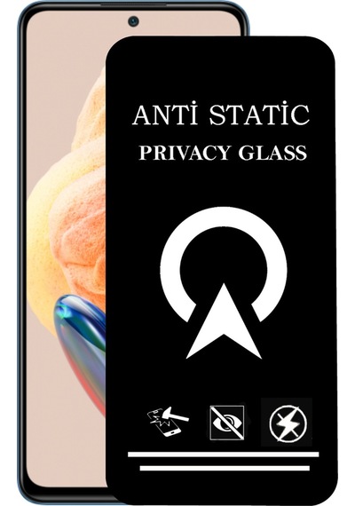 Xiaomi Redmi Note 12 Pro 4g Tam Kaplayan Anti Statik Görünmez Safir Ekran Koruyucu Hayalet Cam