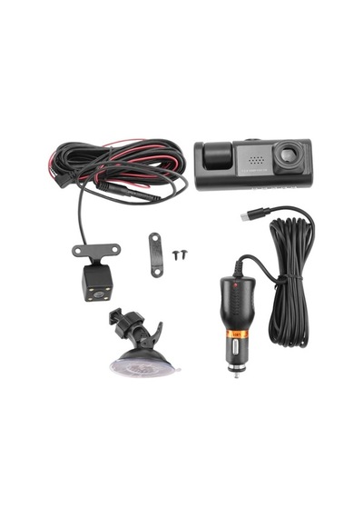 Createtech 3 Kameralı Araba Dvr 3 Kanallı Dash Kamera 1080p Hd Kayıt Cihazı
