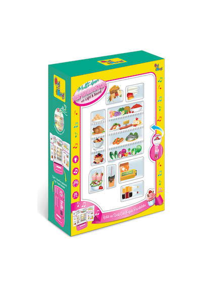 Ogi Mogi Toys Işıklı Ve Sesli Çok Kapılı Buzdolabı Eğitici Rol Yapma Oyuncağı