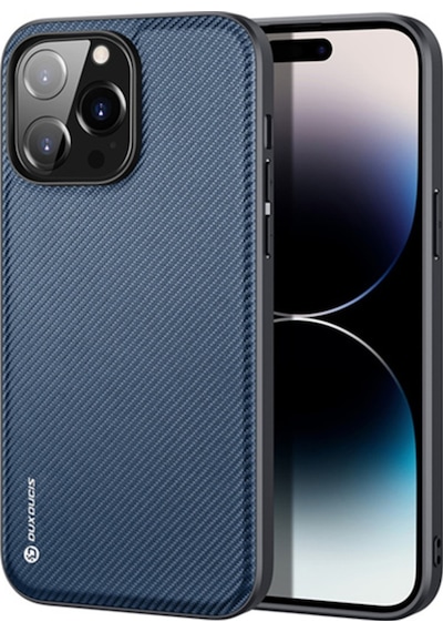 Dux Ducis Fino Serisi Apple Uyumlu iPhone 14 Pro Premium Dokuma Silikon Kilif 561082413